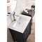 James Martin Vanities Britannia 24in Single Vanity, Black Onyx w/ White Glossy Composite Stone Top E652V24BKOWG - alternate 3